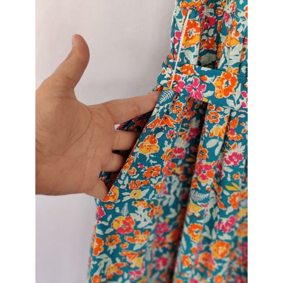 Lane Bryant Floral Convertible Off-The-Shoulder Maxi Dres Multicolor 14/16 - Picture 7 of 10